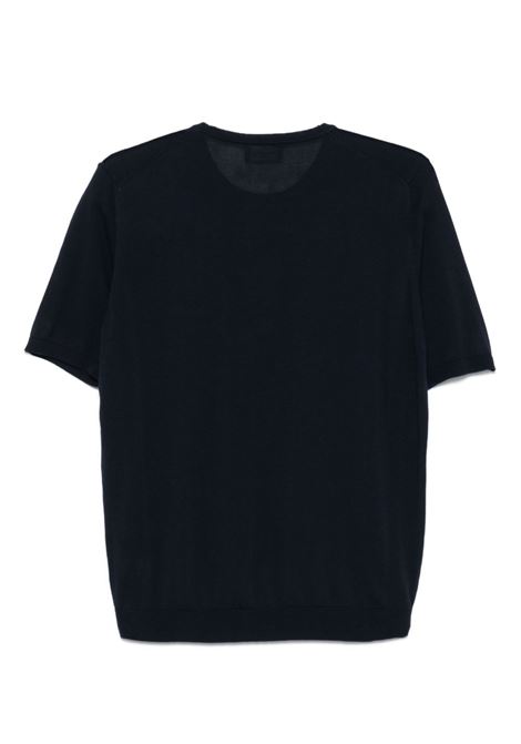 crewneck t-shirt man navy ROBERTO COLLINA | RB10021RB1010